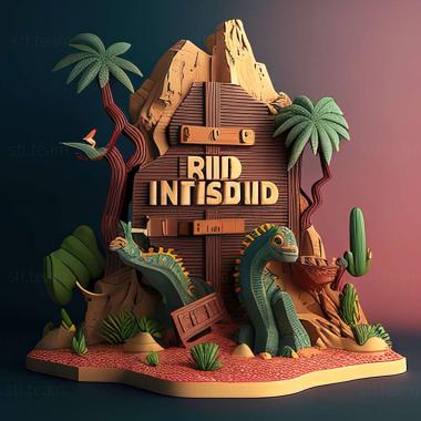 3D модель Игра Dino Island Deluxe (STL)